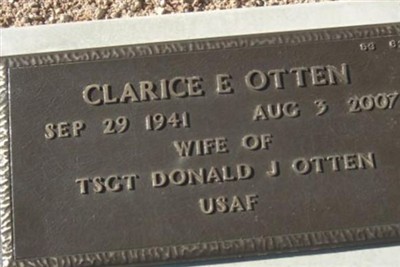 Clarice E. Otten on Sysoon