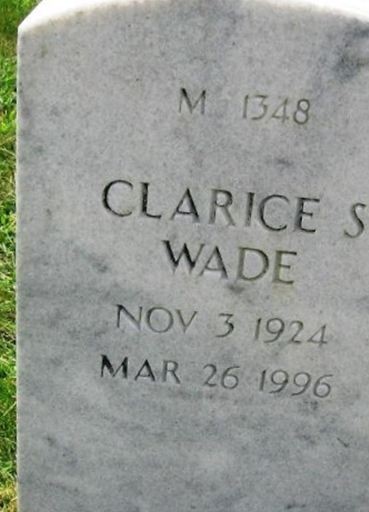 Clarice S Wade on Sysoon
