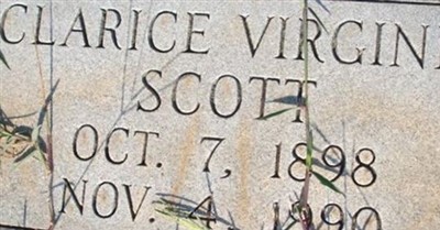 Clarice Virginia Scott on Sysoon