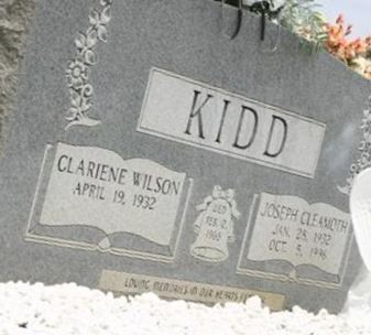 Clariene Wilson Kidd on Sysoon