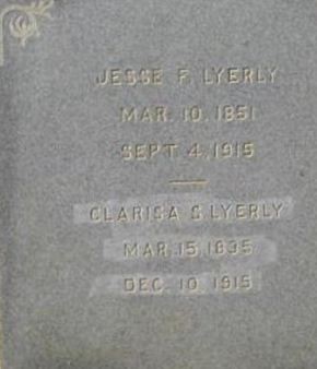 Clarissa Susanna Sloop Lyerly on Sysoon