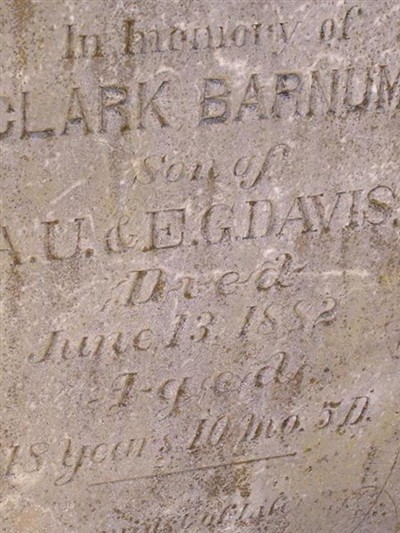 Clark Barnum Davis on Sysoon