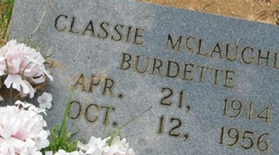 Classie McLauchlin Burdette on Sysoon