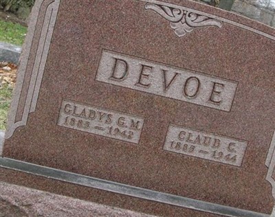 Claud C. DeVoe on Sysoon