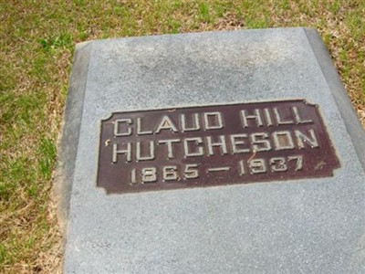 Claud Hill Hutcheson on Sysoon