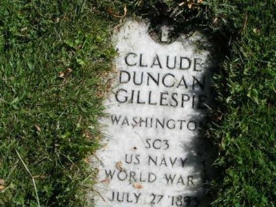 Claude Duncan Gillespie on Sysoon