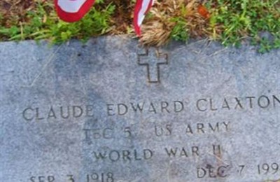 Claude Edward Claxton on Sysoon