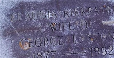 Claudia Kirkpatrick Stone on Sysoon