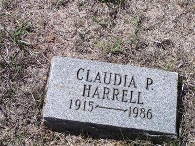 Claudia P Harrell on Sysoon