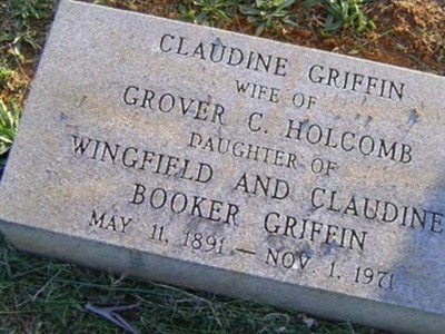 Claudine Griffin Holcomb on Sysoon