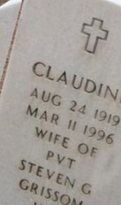 Claudine Grissom on Sysoon