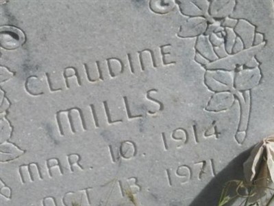 Claudine Mills on Sysoon