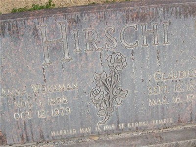 Claudius Hirschi on Sysoon