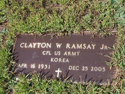 Clayton W Ramsey, Jr on Sysoon