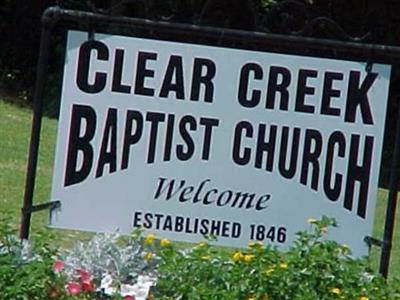 Clear Creek Cemetery on Sysoon