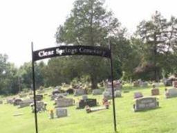 Clear Springs Cemetery on Sysoon