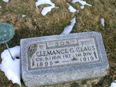 Clemence George Claus on Sysoon