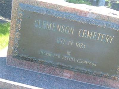 Clemenson Cemetery on Sysoon