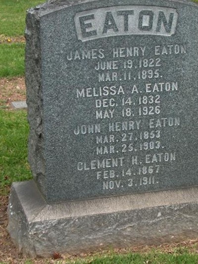 Clement H. Eaton on Sysoon