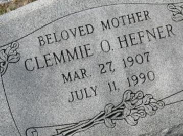 Clemmie O Hefner on Sysoon