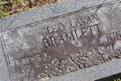 Cleo Lavan Bramlett on Sysoon