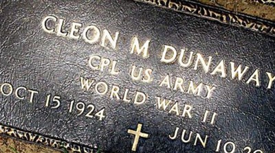 Cleon M. Dunaway on Sysoon