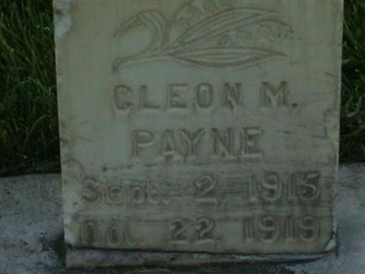 Cleon M Payne on Sysoon
