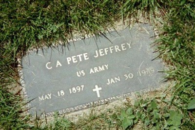 Clesson Alexander "Pete" Jeffrey on Sysoon