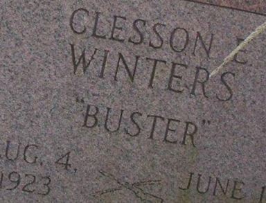 Clesson E "Buster" Winters on Sysoon