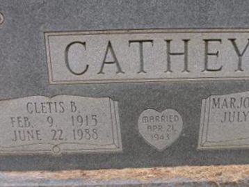 Cletis Buford Cathey on Sysoon