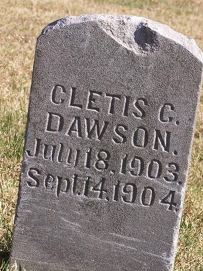 Cletis C. Dawson on Sysoon