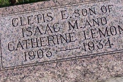 Cletis E. Lemon on Sysoon