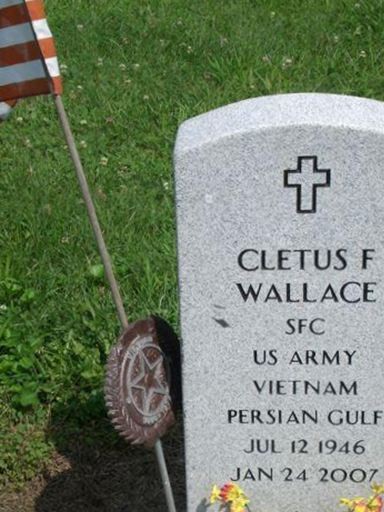 Cletus F. Wallace on Sysoon
