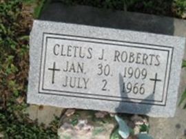 Cletus James Roberts on Sysoon