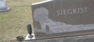 Cletus Joseph Siegrist on Sysoon