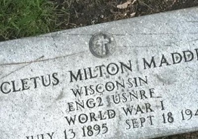 Cletus Milton Madden on Sysoon