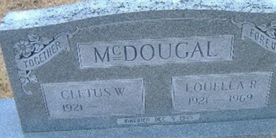 Cletus W. McDougal on Sysoon