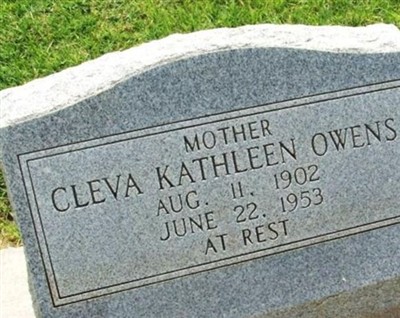 Cleva Kathleen Owens on Sysoon