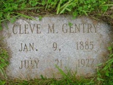 Cleveland (Cleve) M. Gentry on Sysoon