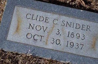 Clide C Snider on Sysoon