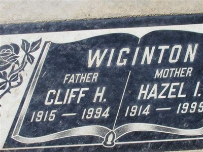 Cliff H Wiginton on Sysoon