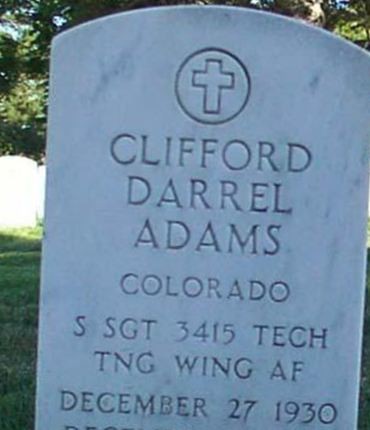 Clifford Darrel Adams on Sysoon