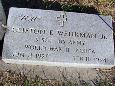 Clifton E "Bill" Wehrman, Jr on Sysoon