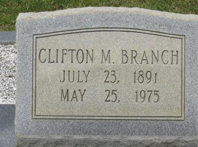 Clifton M Branch on Sysoon