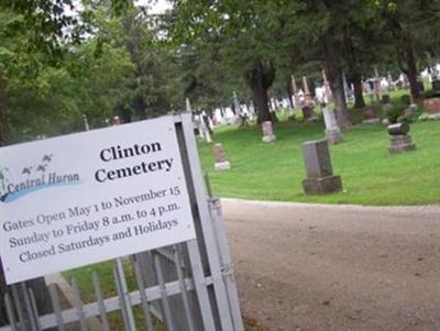 Clinton Public Cemetery on Sysoon