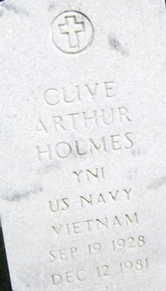 Clive Arthur Holmes on Sysoon