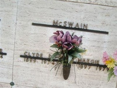 Clyde Dewey McSwain on Sysoon