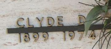 Clyde Dewey McSwain on Sysoon