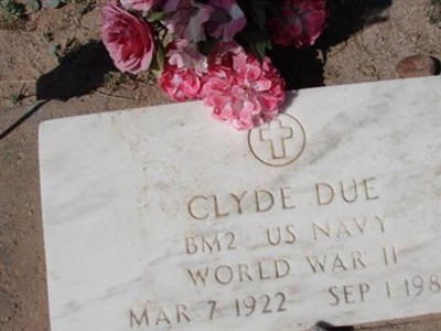 Clyde Due on Sysoon