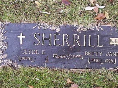 Clyde E Sherrill on Sysoon